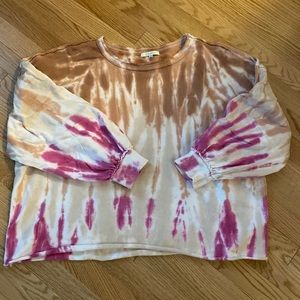 Z Supply distressed tiedye sweatshirt Size M
